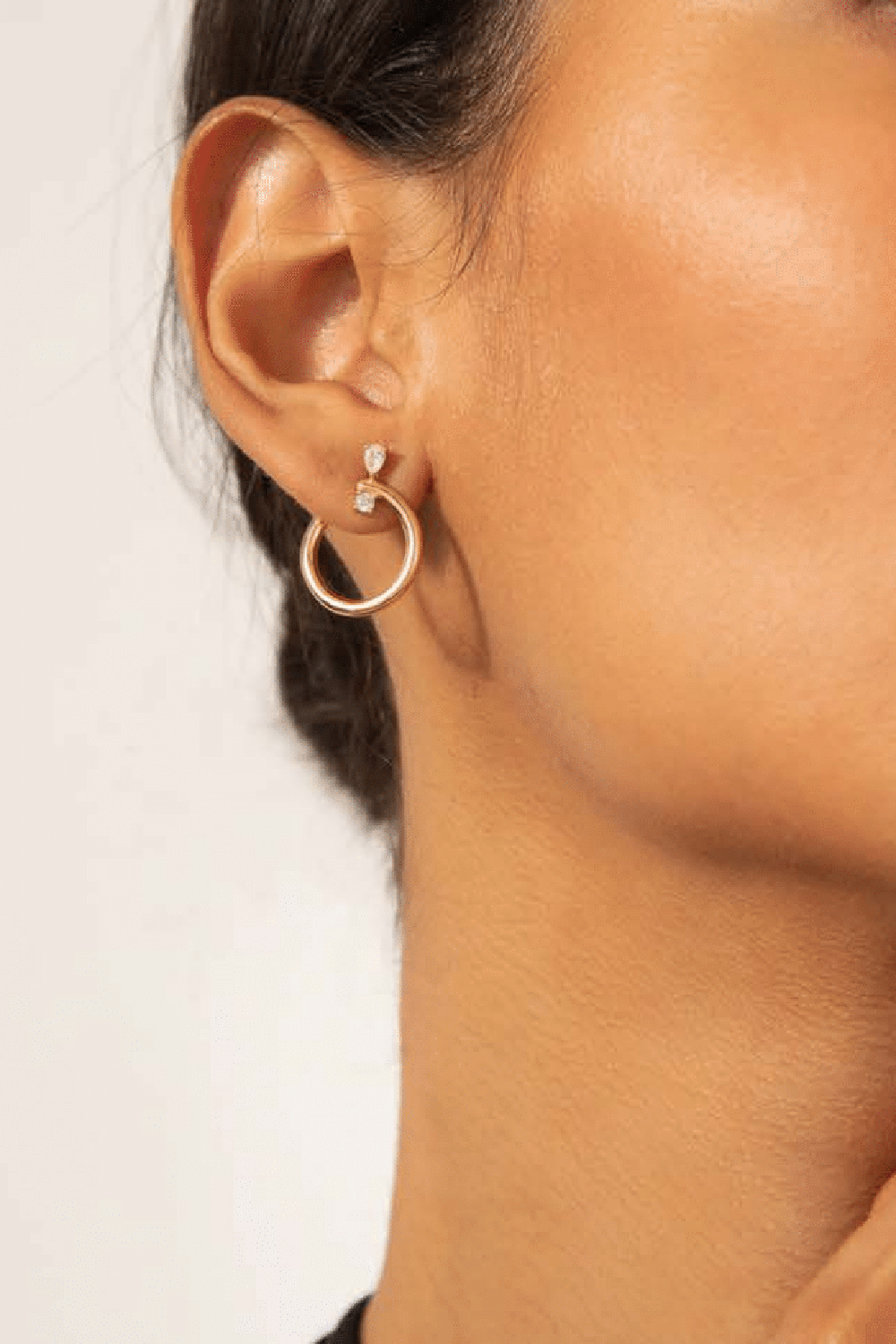 MONICA RICH KOSANN-Midi Galaxy Wrap Earrings-YELLOW GOLD
