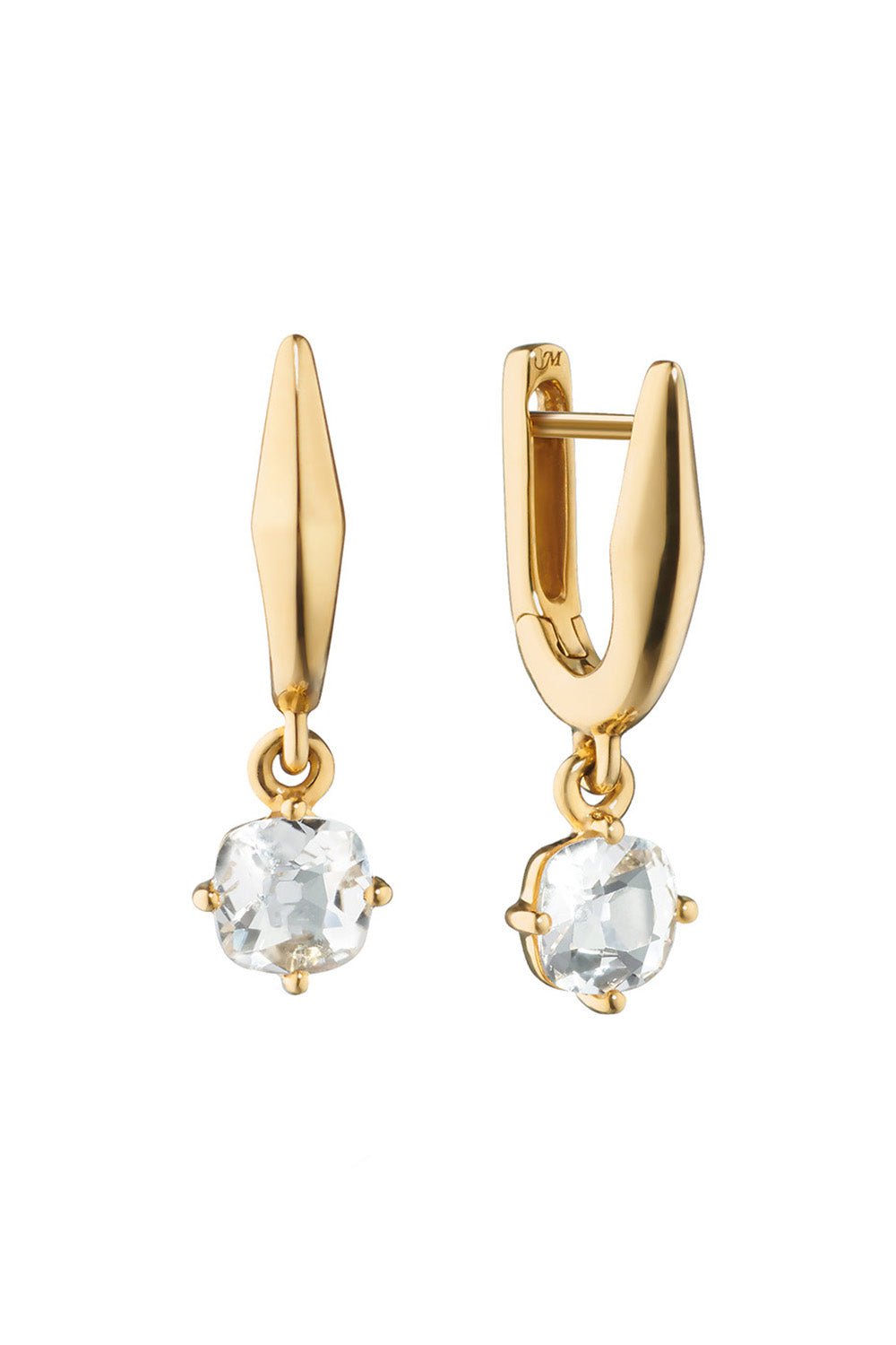 MONICA RICH KOSANN-Points North Earrings-YELLOW GOLD