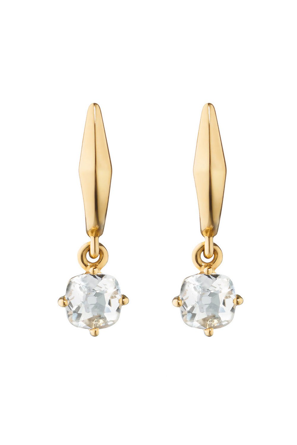 MONICA RICH KOSANN-Points North Earrings-YELLOW GOLD
