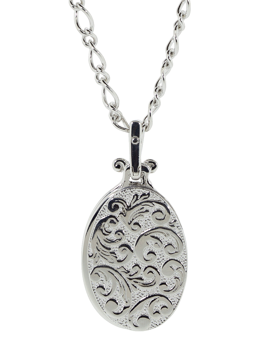 MONICA RICH KOSANN-Gate Locket Necklace-SILVER