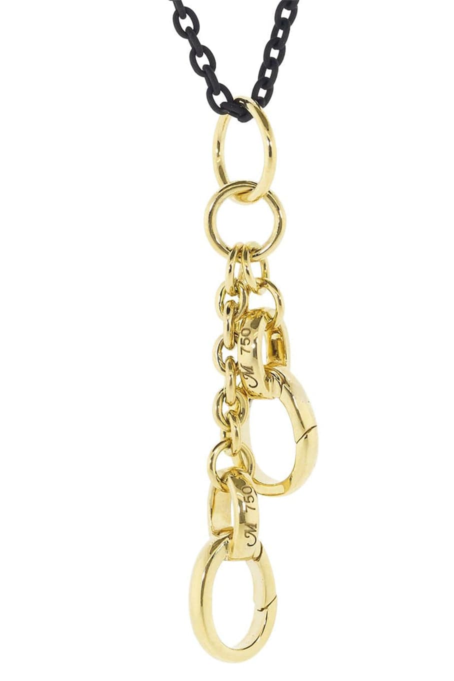 MONICA RICH KOSANN-Double Enhancer Chain Necklace-YELLOW GOLD