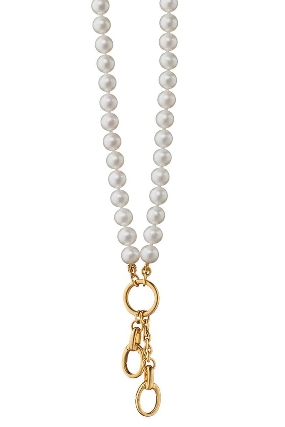 MONICA RICH KOSANN-Pearl Charm Enhancer-YELLOW GOLD