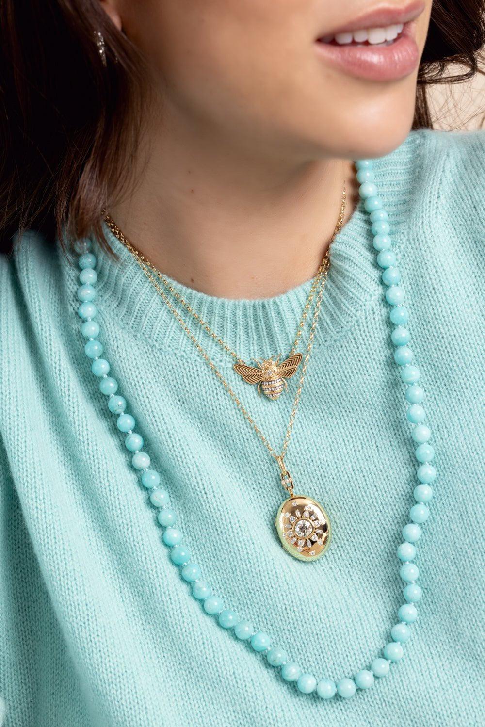 MONICA RICH KOSANN-Special Edition Oval Locket-YELLOW GOLD