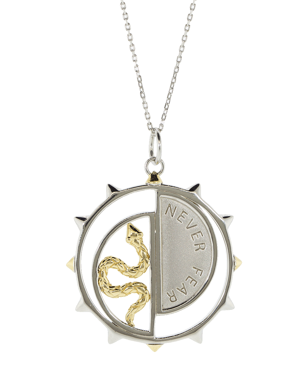 MONICA RICH KOSANN-Never Fear Medallion-SILVER