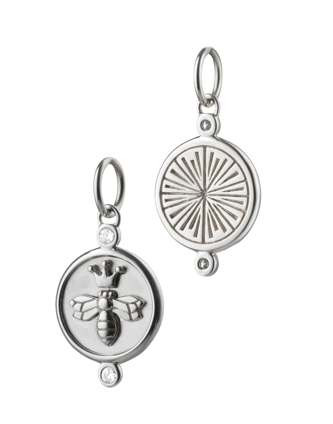 MONICA RICH KOSANN-Queen Bee Charm-SILVER