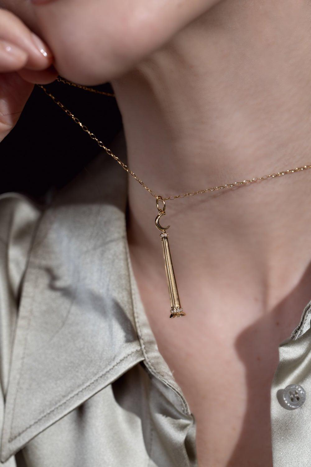 MONICA RICH KOSANN-Athena Charm-YELLOW GOLD