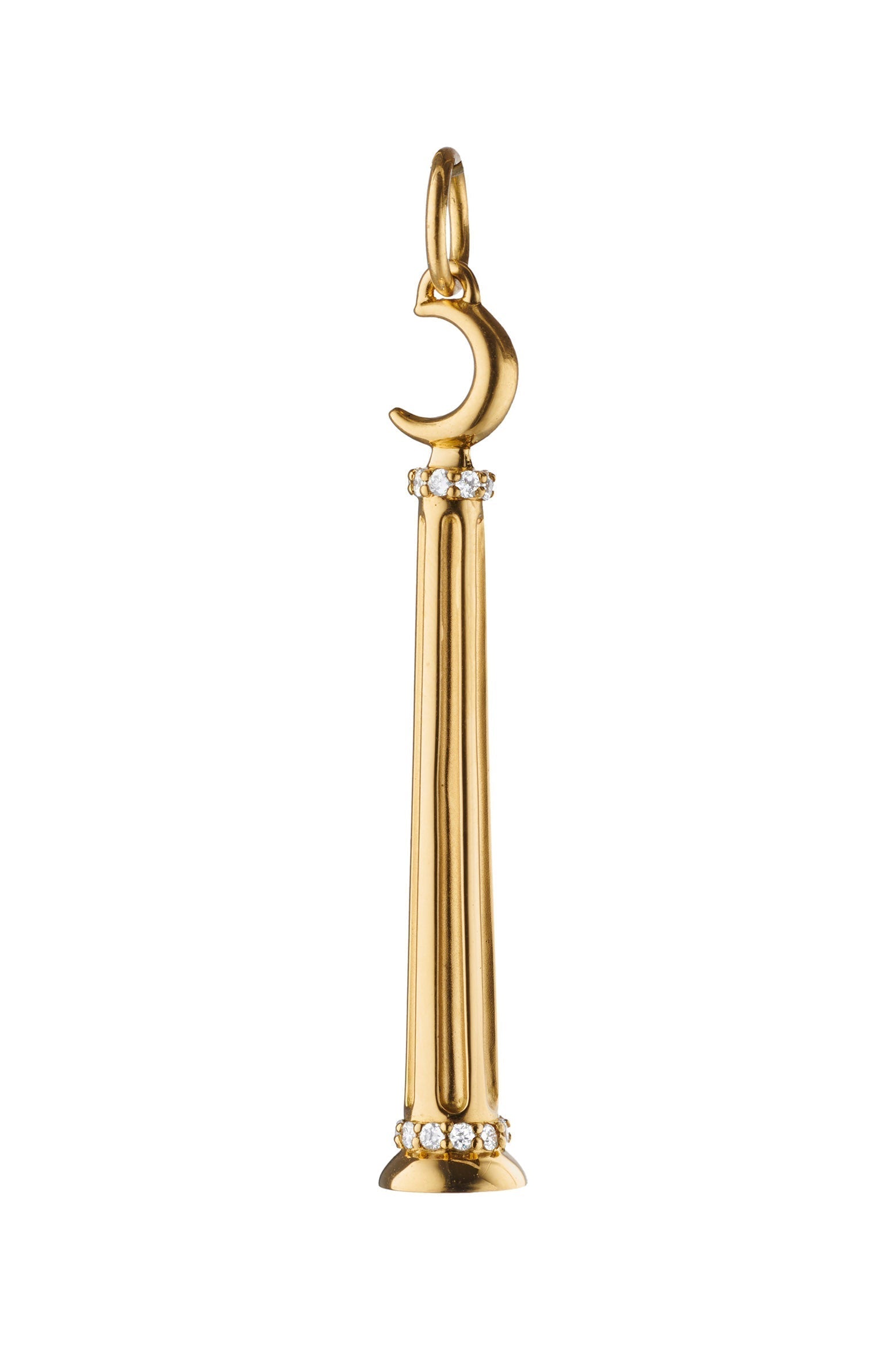 MONICA RICH KOSANN-Athena Charm-YELLOW GOLD
