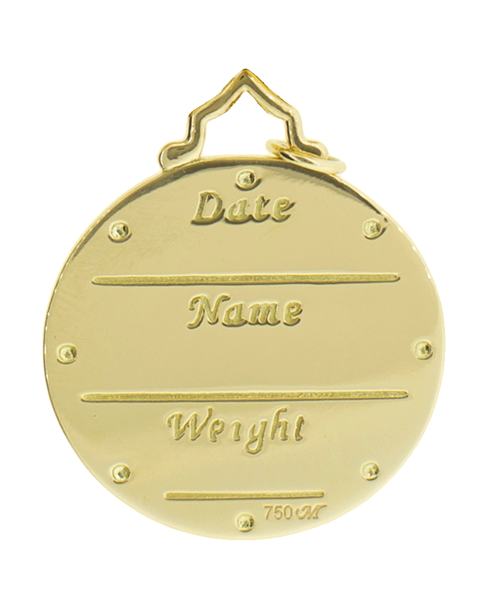 MONICA RICH KOSANN-Baby Feet Charm-YELLOW GOLD