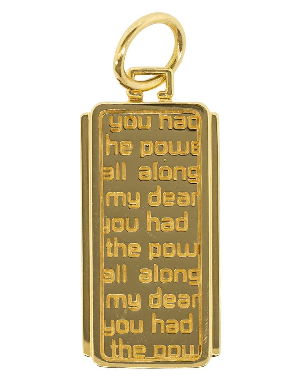 MONICA RICH KOSANN-Dorothy Power Charm-YELLOW GOLD