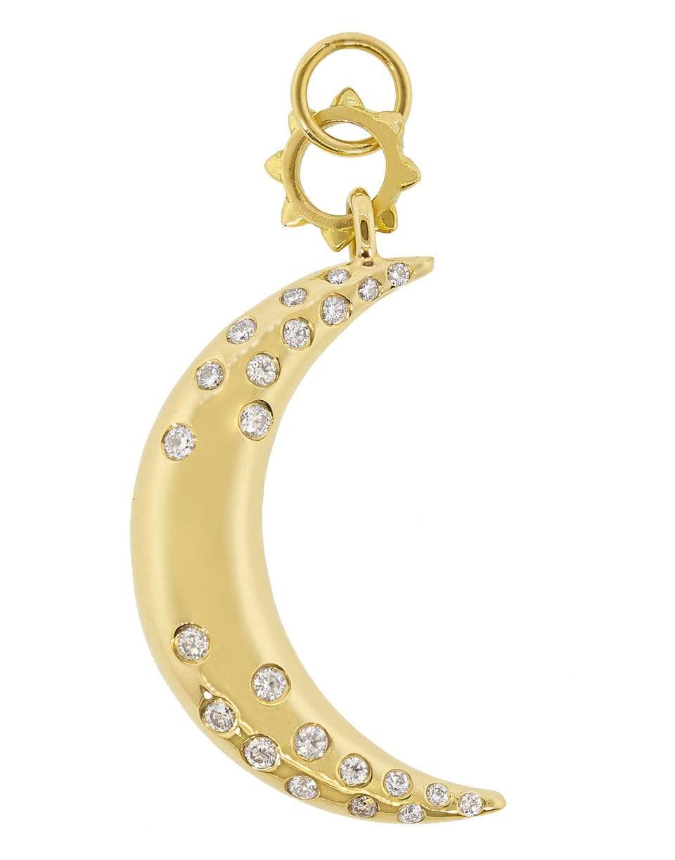 MONICA RICH KOSANN-Dream Crescent Moon Charm-YELLOW GOLD