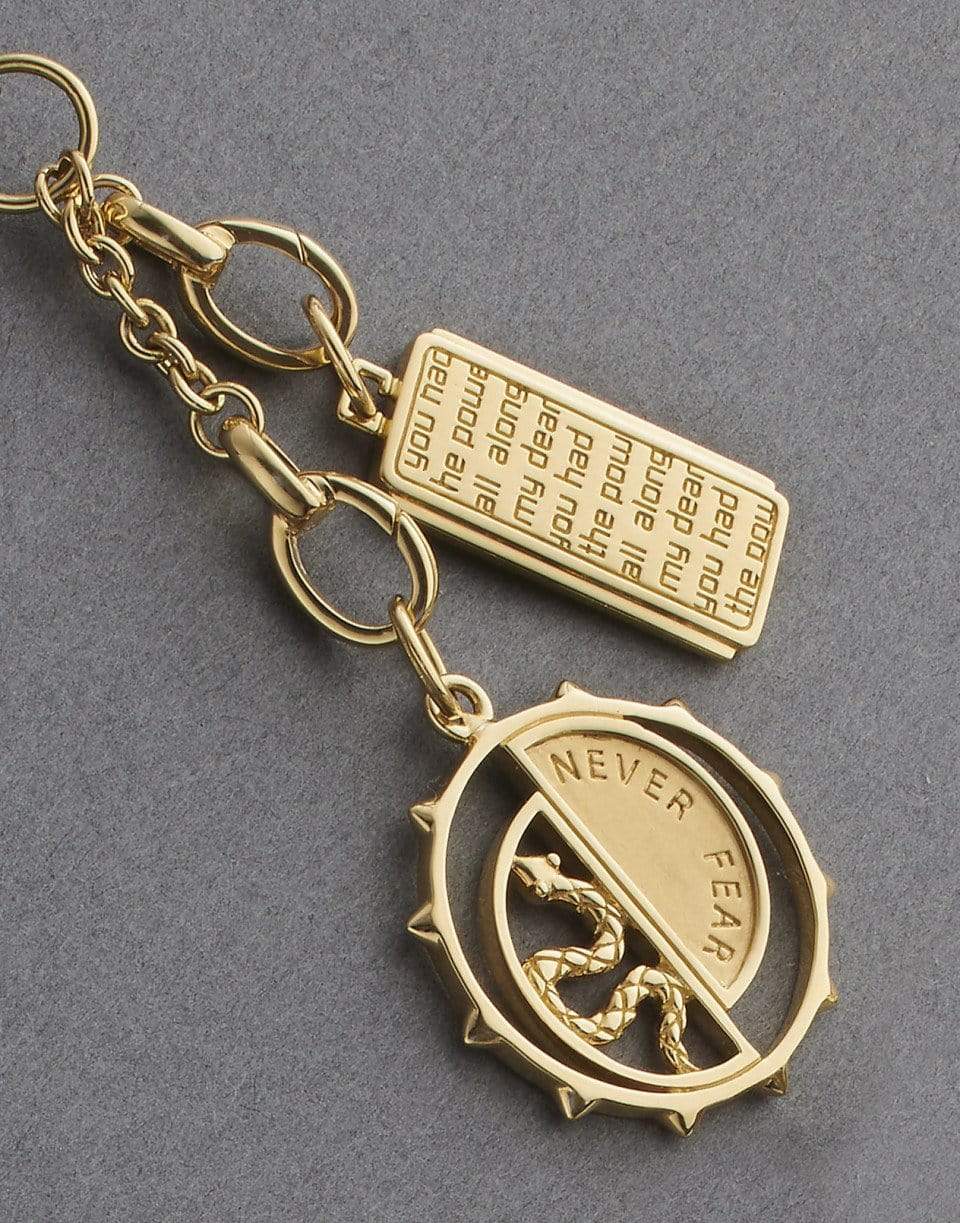 MONICA RICH KOSANN-Never Fear Snake Medallion-YELLOW GOLD