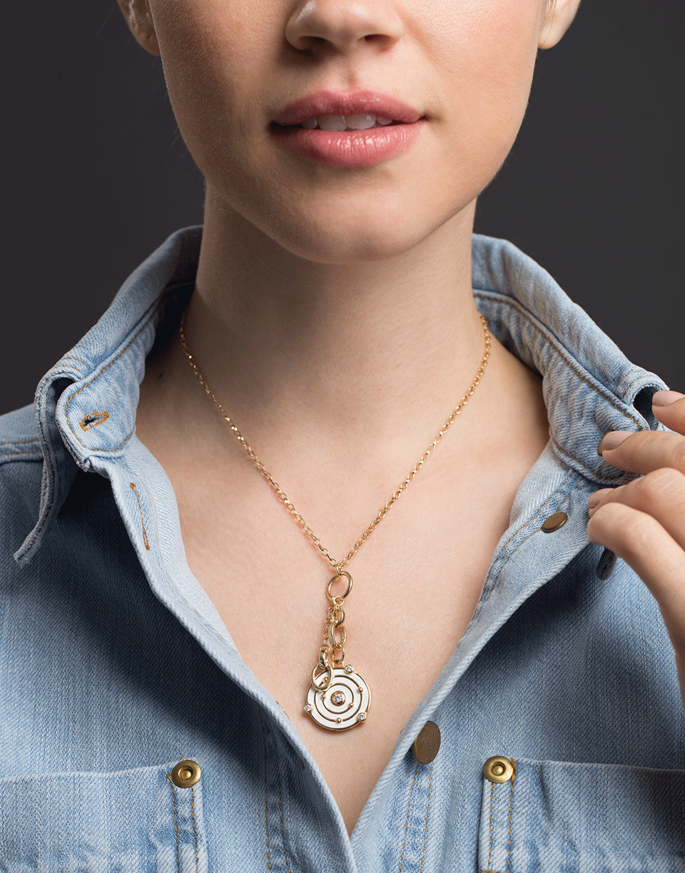 MONICA RICH KOSANN-The Time is Now Pendant-YELLOW GOLD