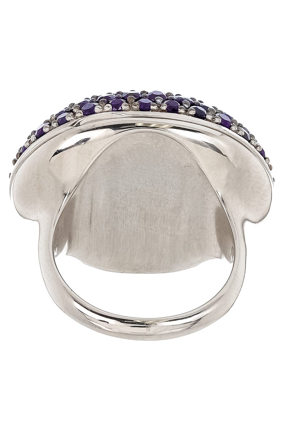MONICA RICH KOSANN-Purple Spinel Cocktail Ring-WHITE GOLD