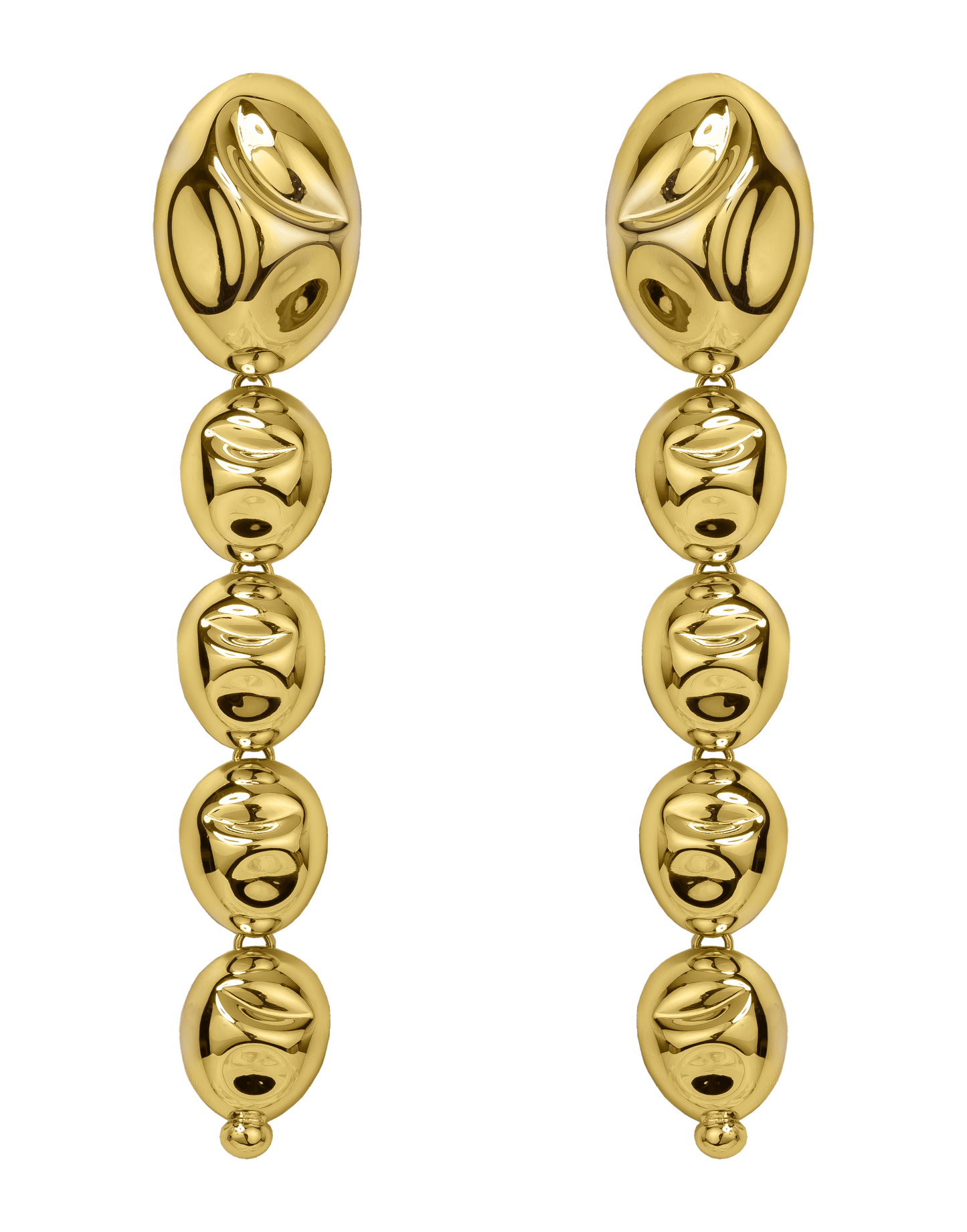 MONICA SORDO-Gold Puerto Earrings-YELLOW GOLD