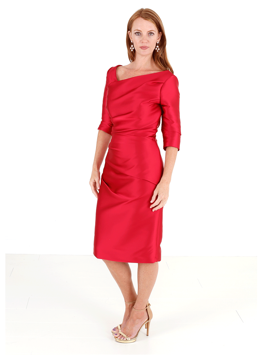 MONIQUE LHUILLIER-Sheath Dress-