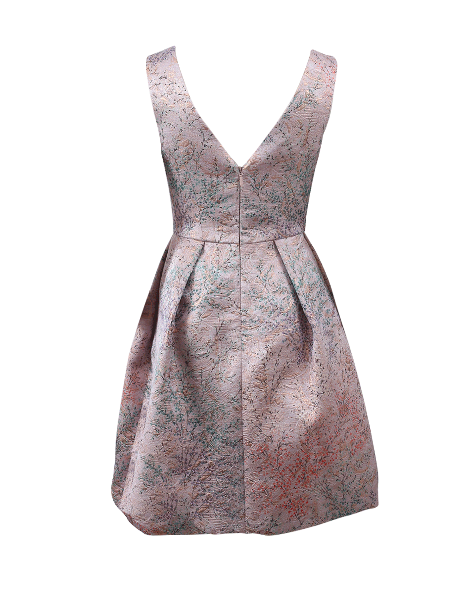 MONIQUE LHUILLIER-Jacquard Dress-