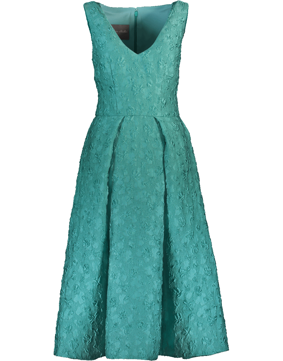 MONIQUE LHUILLIER-Structured Midi Dress-