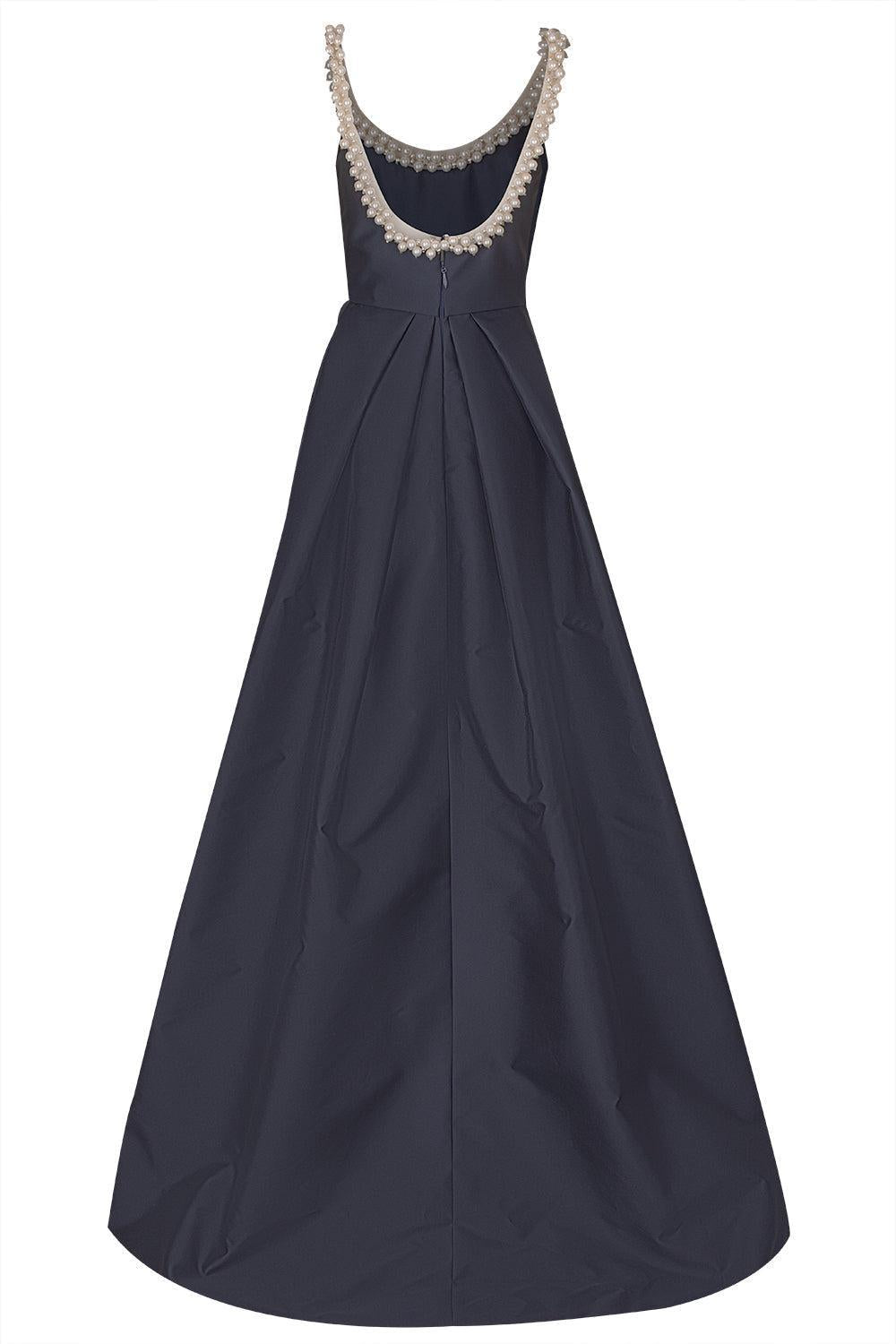 Embellished Scoop Neck Gown-NIGHTSKY-6-CLOTHINGDRESSGOWN-MONIQUE LHUILLIER
