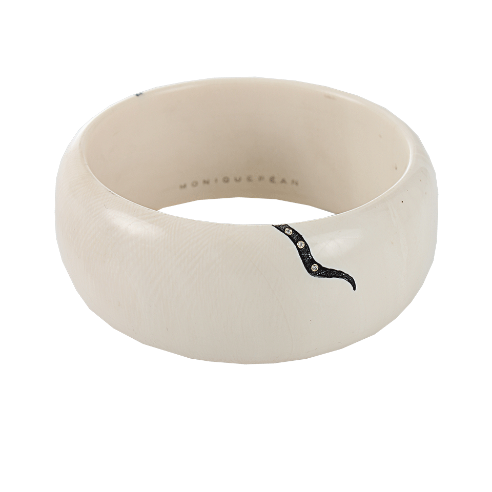 MONIQUE PEAN-Fossilized Woolly Mammoth Bangle-WHITE