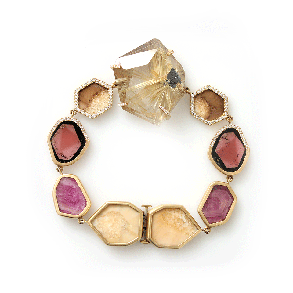 MONIQUE PEAN-Golden Rutile Bracelet-YELLOW GOLD