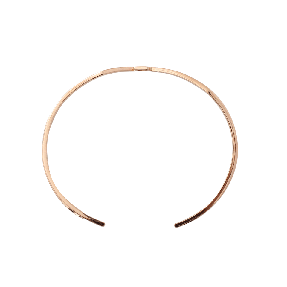 MONIQUE PEAN-Diamond Baguette Geometric Cuff-ROSE GOLD