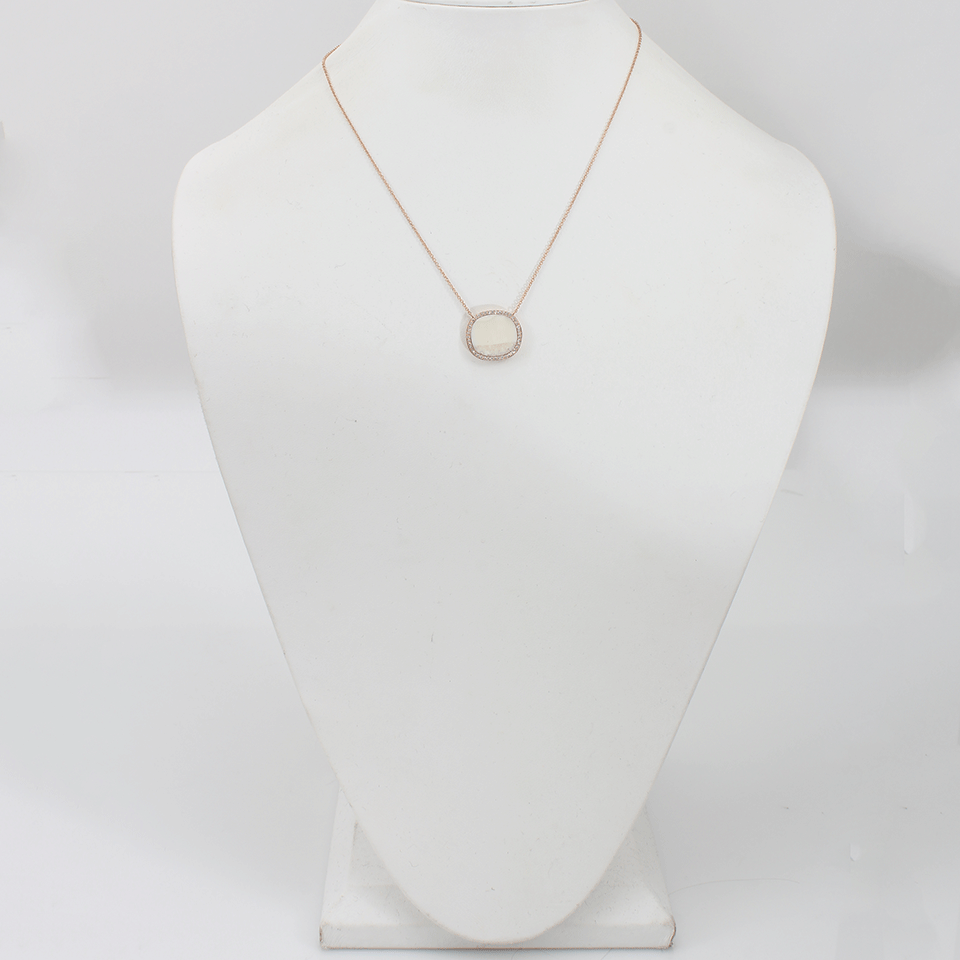MONIQUE PEAN-Cream Walrus Ivory Necklace-ROSE GOLD
