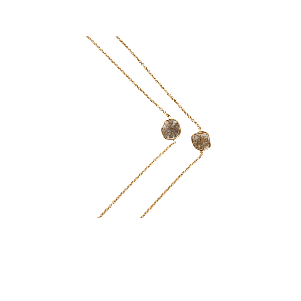 MONIQUE PEAN-Diamond Slice Wrap Necklace-YELLOW GOLD