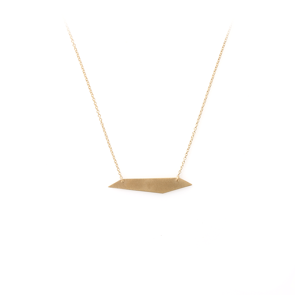 MONIQUE PEAN-Signature Geometric Necklace-YELLOW GOLD