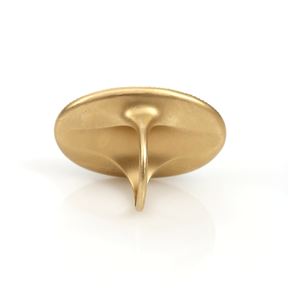 MONIQUE PEAN-Purple Fossilized Dinosaur Bone Ring-ROSE GOLD
