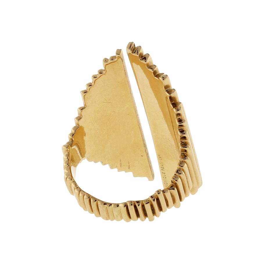 MONIQUE PEAN-Norske Diamond Open Ring-ROSE GOLD