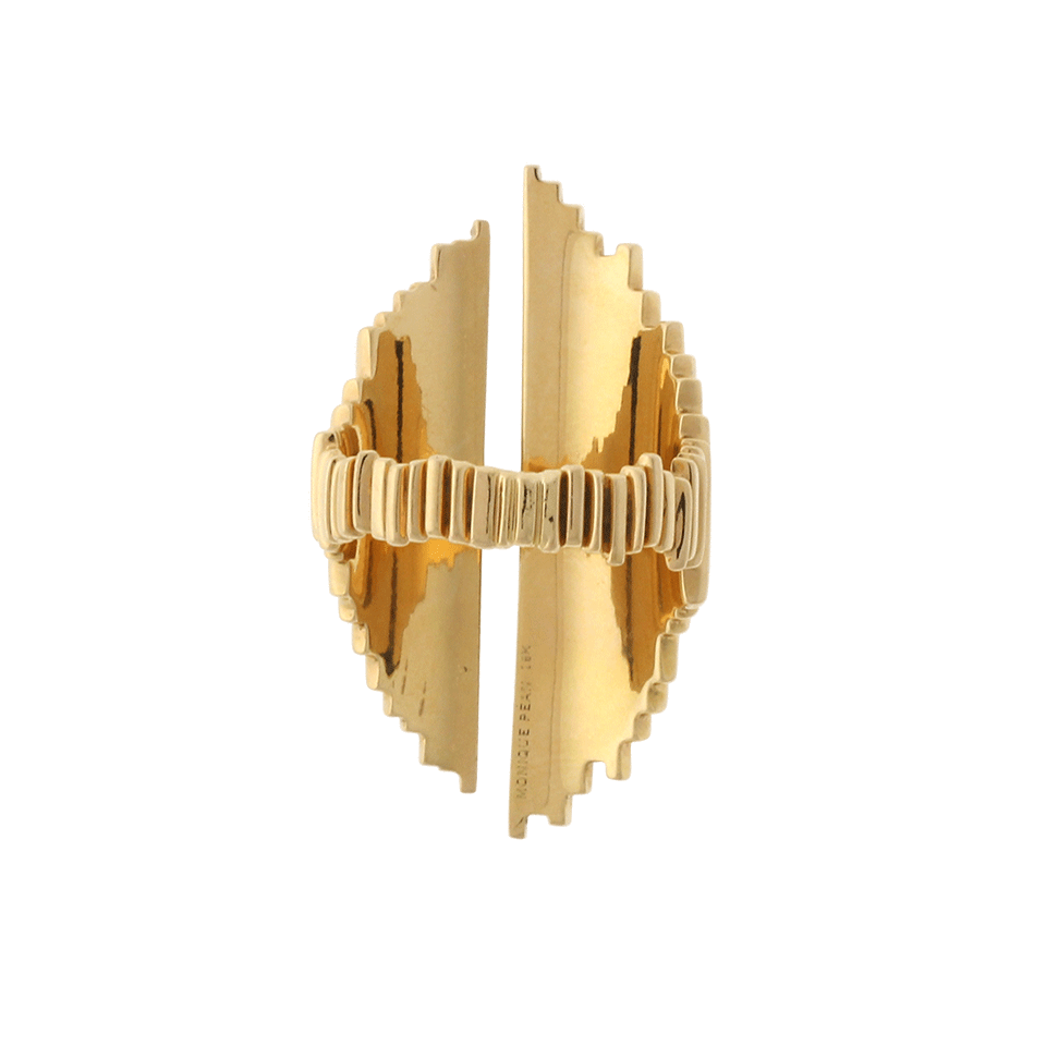 MONIQUE PEAN-Norske Diamond Open Ring-ROSE GOLD