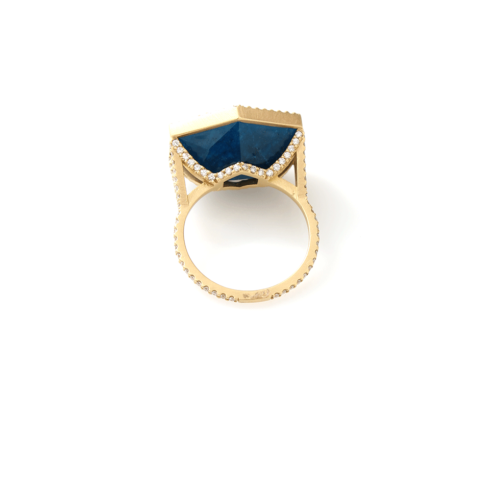 MONIQUE PEAN-Feceted Canvansite Ring-YELLOW GOLD