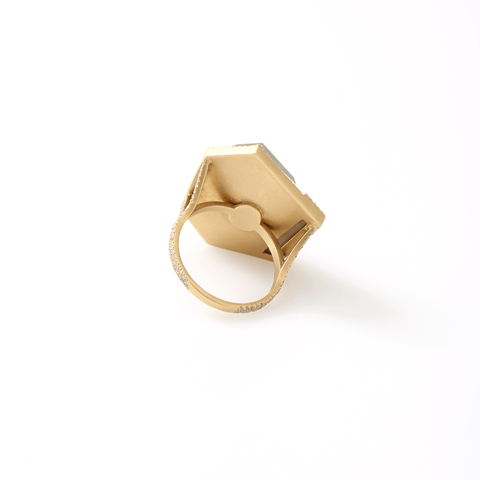 MONIQUE PEAN-Golden Rutile Ring-YELLOW GOLD