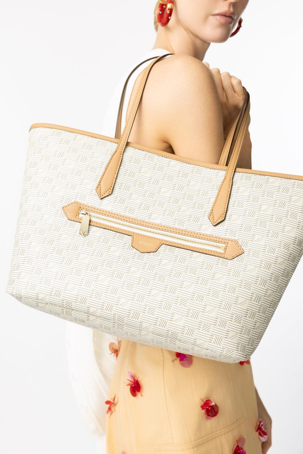 Monaco Tote - Champagne Cappuccino-CHMCAPHO-O/S-HANDBAGTOTES-MOREAU