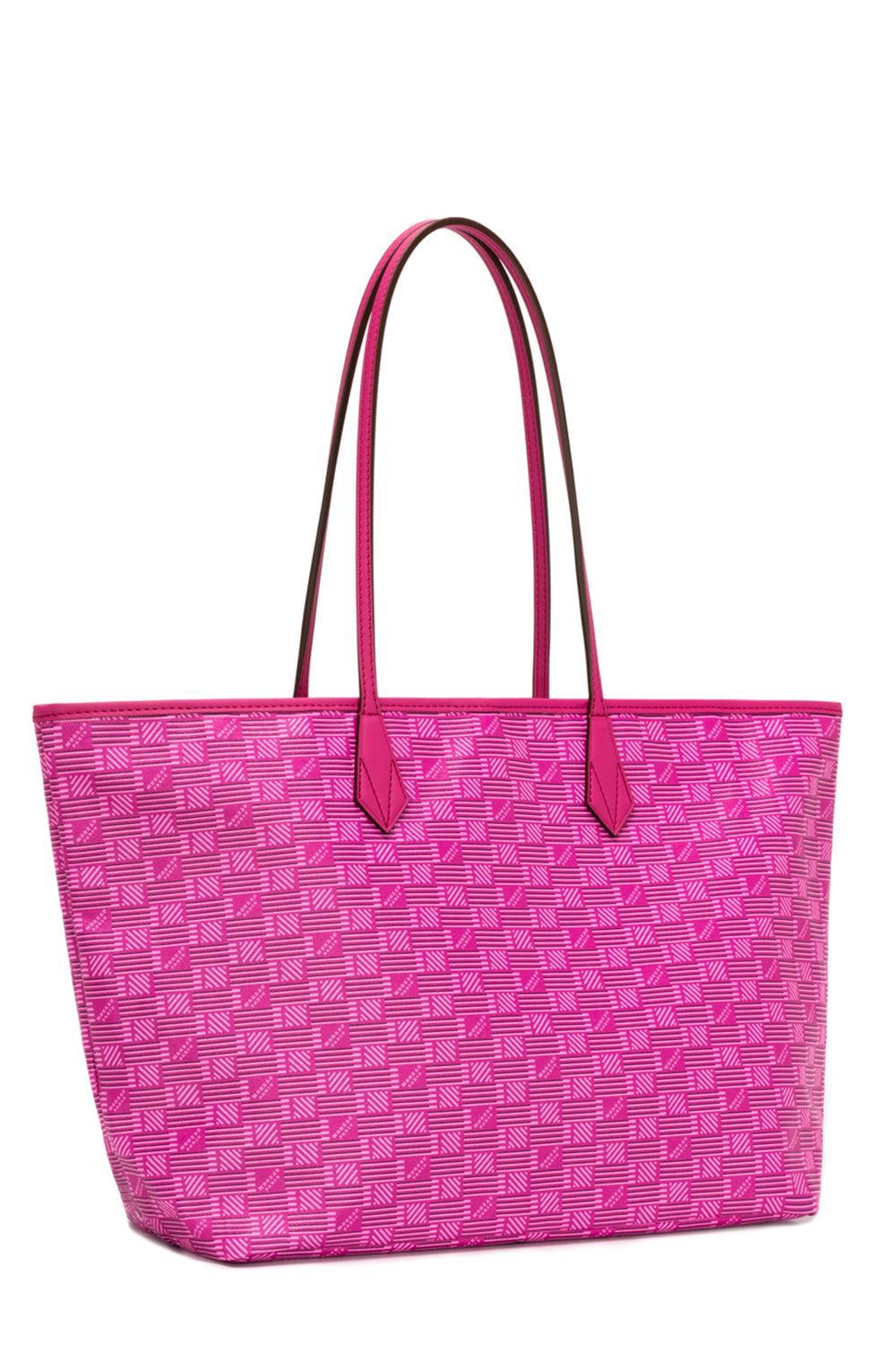 Saint Tropez Zip Tote MM - Fuchsia Natural-FCHSANAT-O/S-HANDBAGTOTES-MOREAU