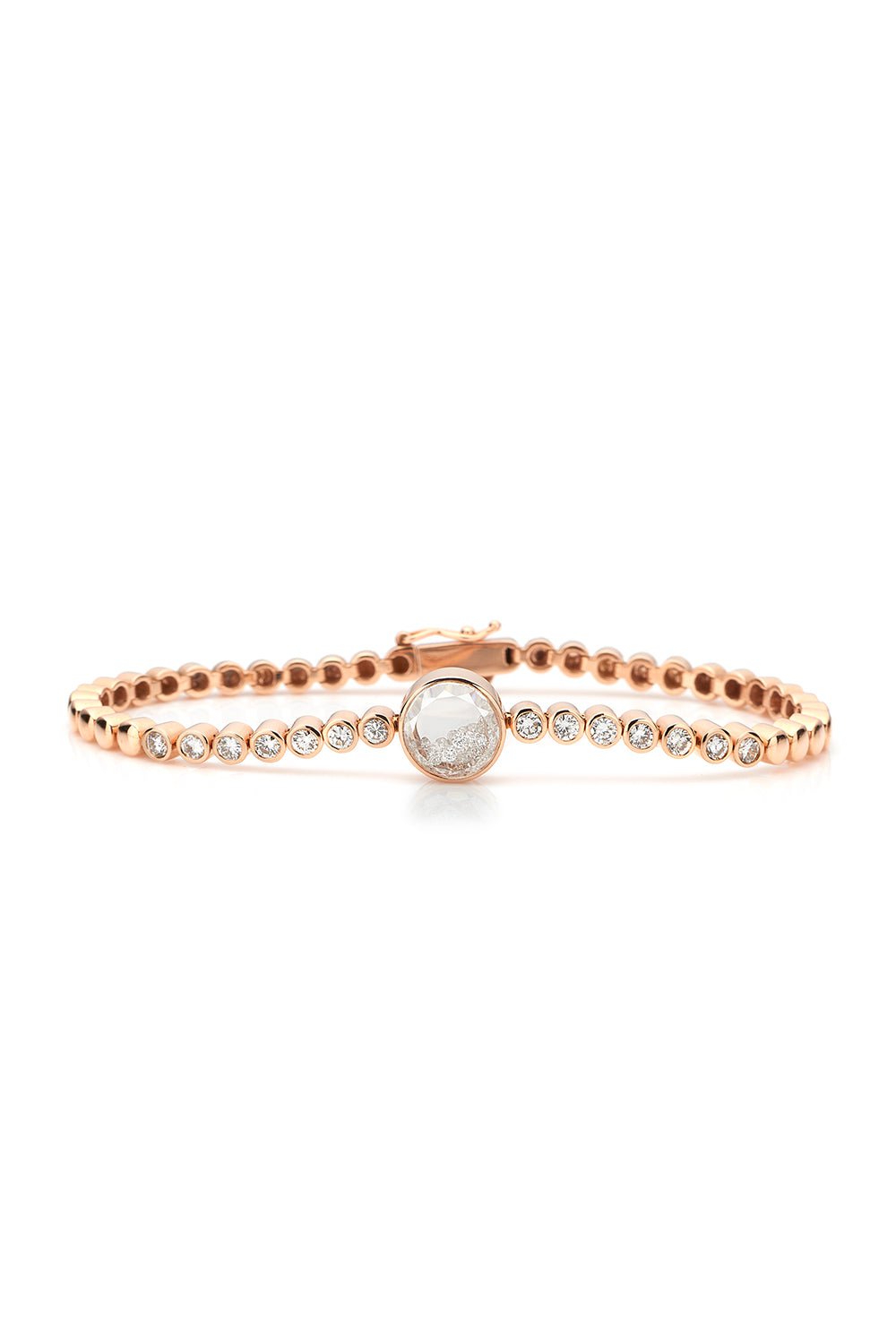 MORITZ GLIK-Meia Onda Bracelet-ROSE GOLD