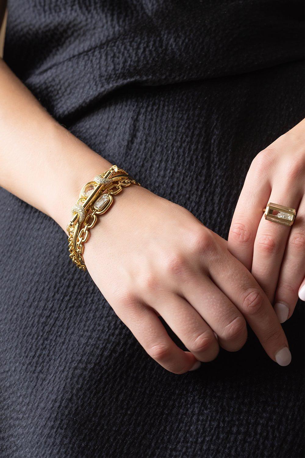 MORITZ GLIK-Elo Diamond Bracelet-YELLOW GOLD