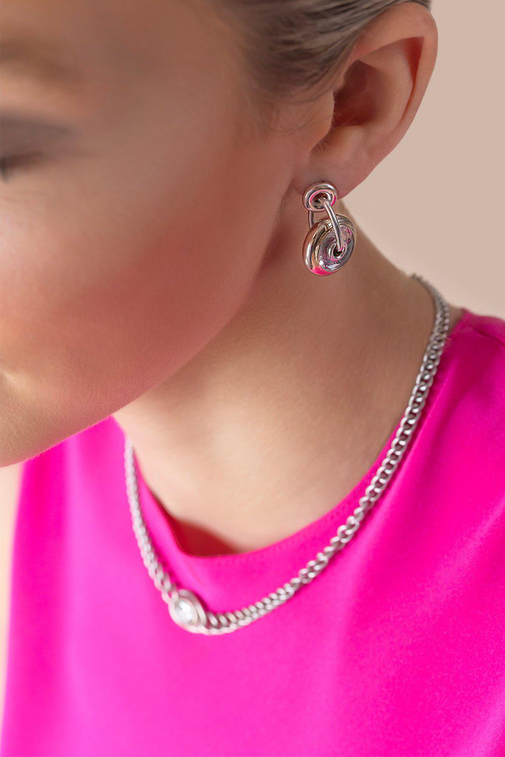 MORITZ GLIK-Roda Confetti Earrings-WHITE GOLD