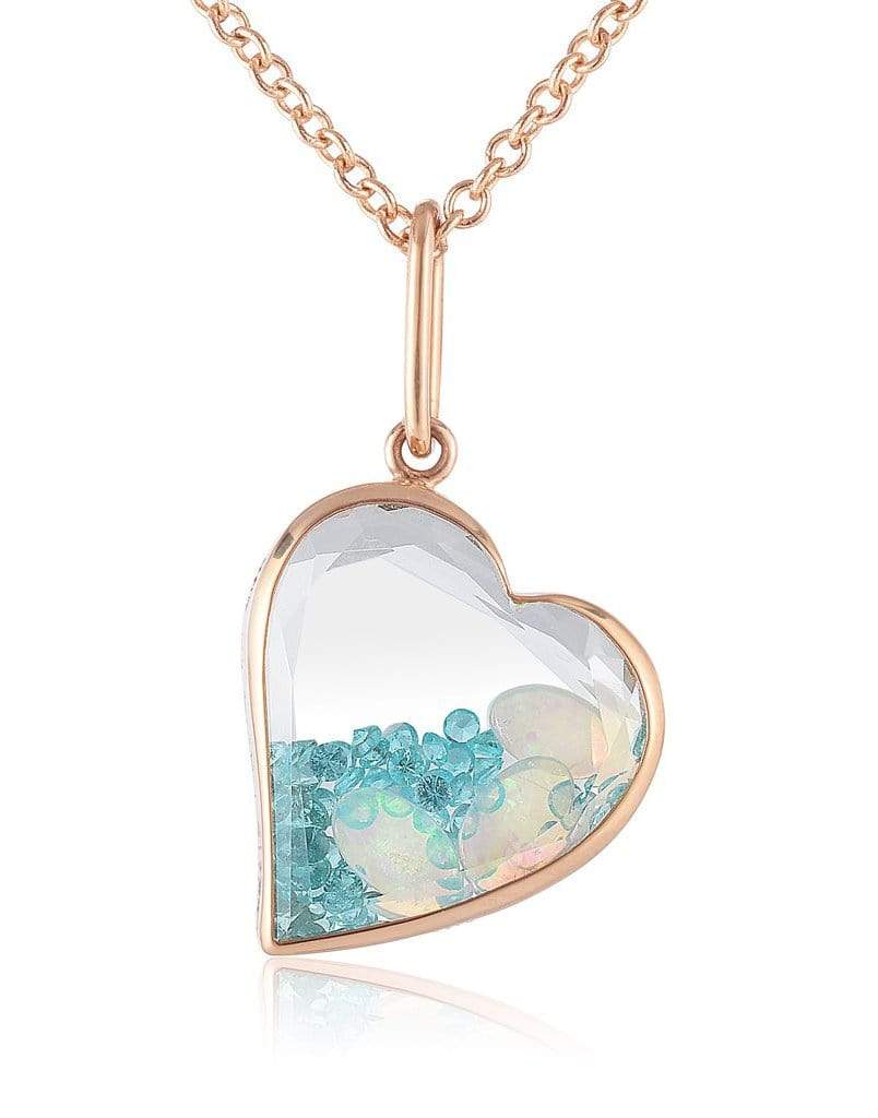 MORITZ GLIK-Afago Paraíba Pendant-ROSE GOLD