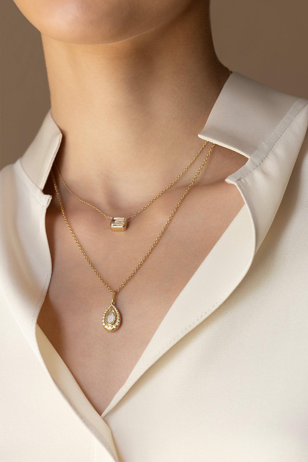 MORITZ GLIK-Pingo Pendant Necklace-YELLOW GOLD