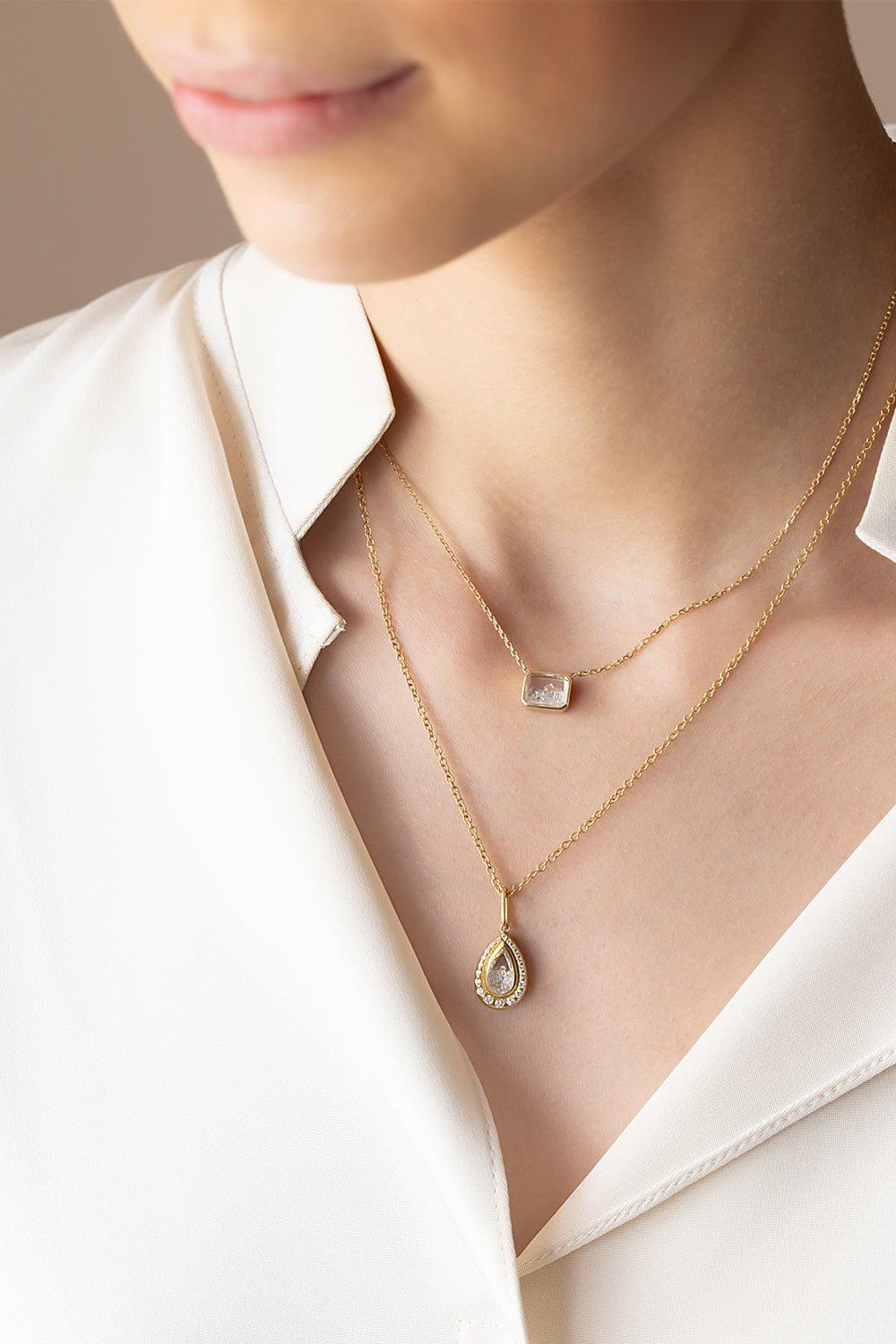 MORITZ GLIK-Pingo Pendant Necklace-YELLOW GOLD