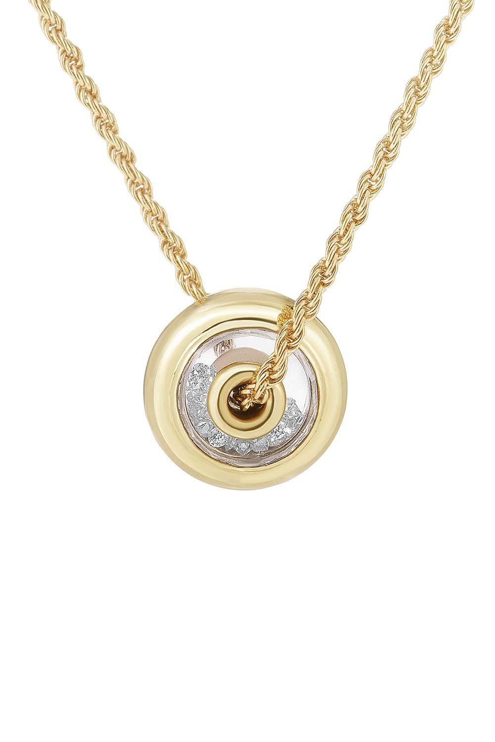 MORITZ GLIK-Roda 9 Pendant Necklace-YELLOW GOLD