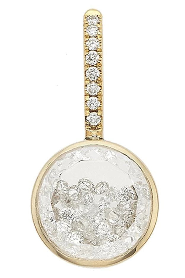 MORITZ GLIK-Naipe Diamond Shaker Charm-YELLOW GOLD