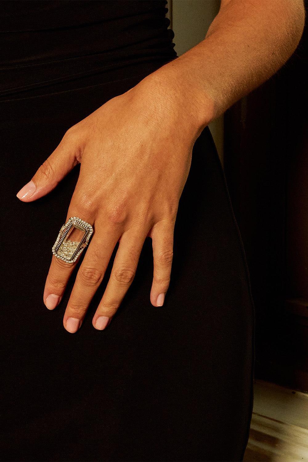  Diamond Shaker Cocktail Ring-WHITE GOLD-6-JEWELRYFINE JEWELRING-MORITZ GLIK 