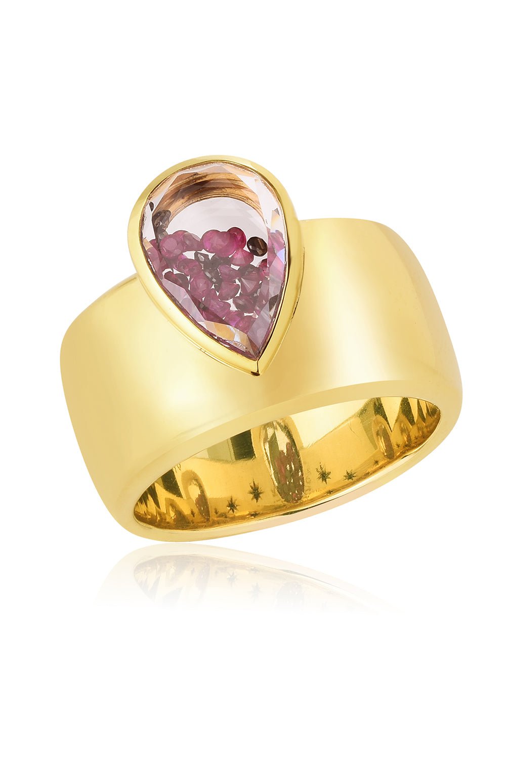 MORITZ GLIK-Pingo Cigar Band-YELLOW GOLD