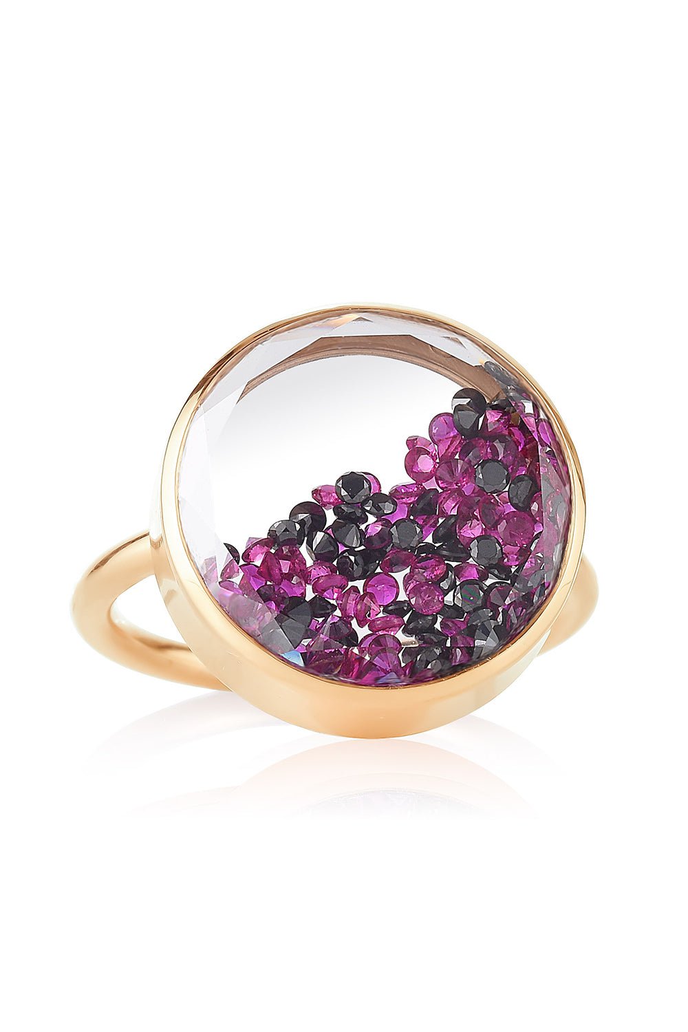 MORITZ GLIK-Material Ruby Ring-YELLOW GOLD