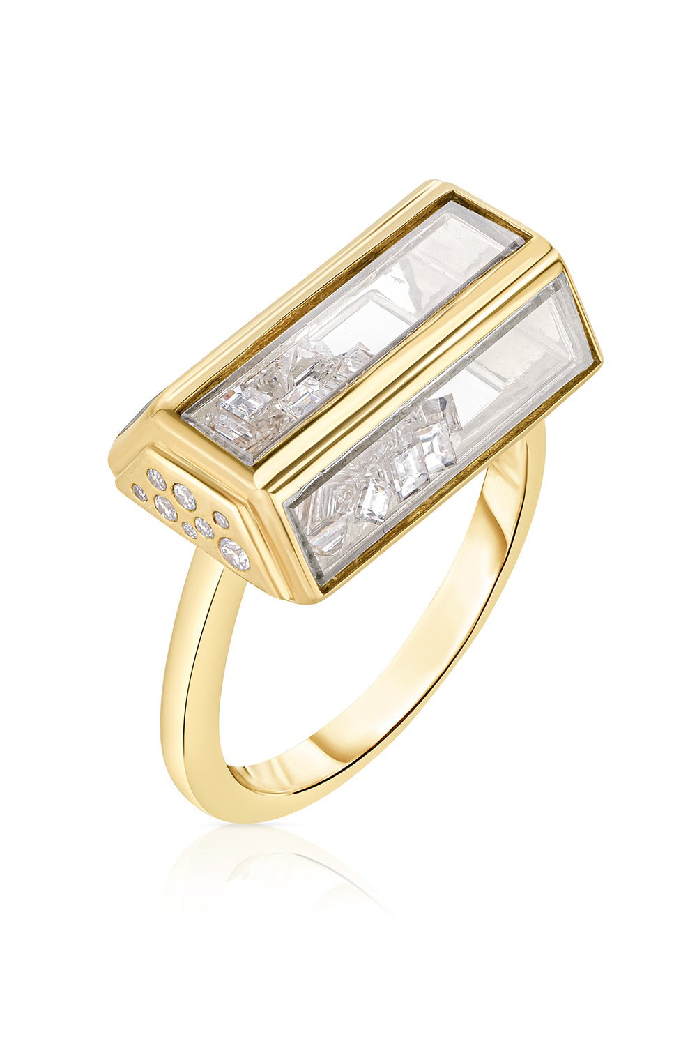 MORITZ GLIK-Bau Ring-YELLOW GOLD