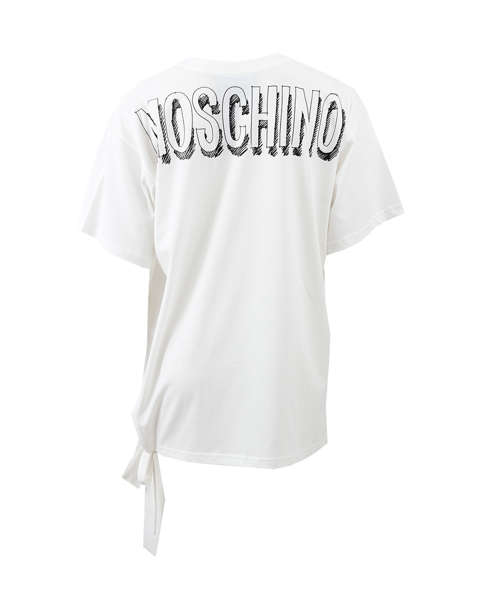 MOSCHINO-Oversize T-Shirt With Tie-
