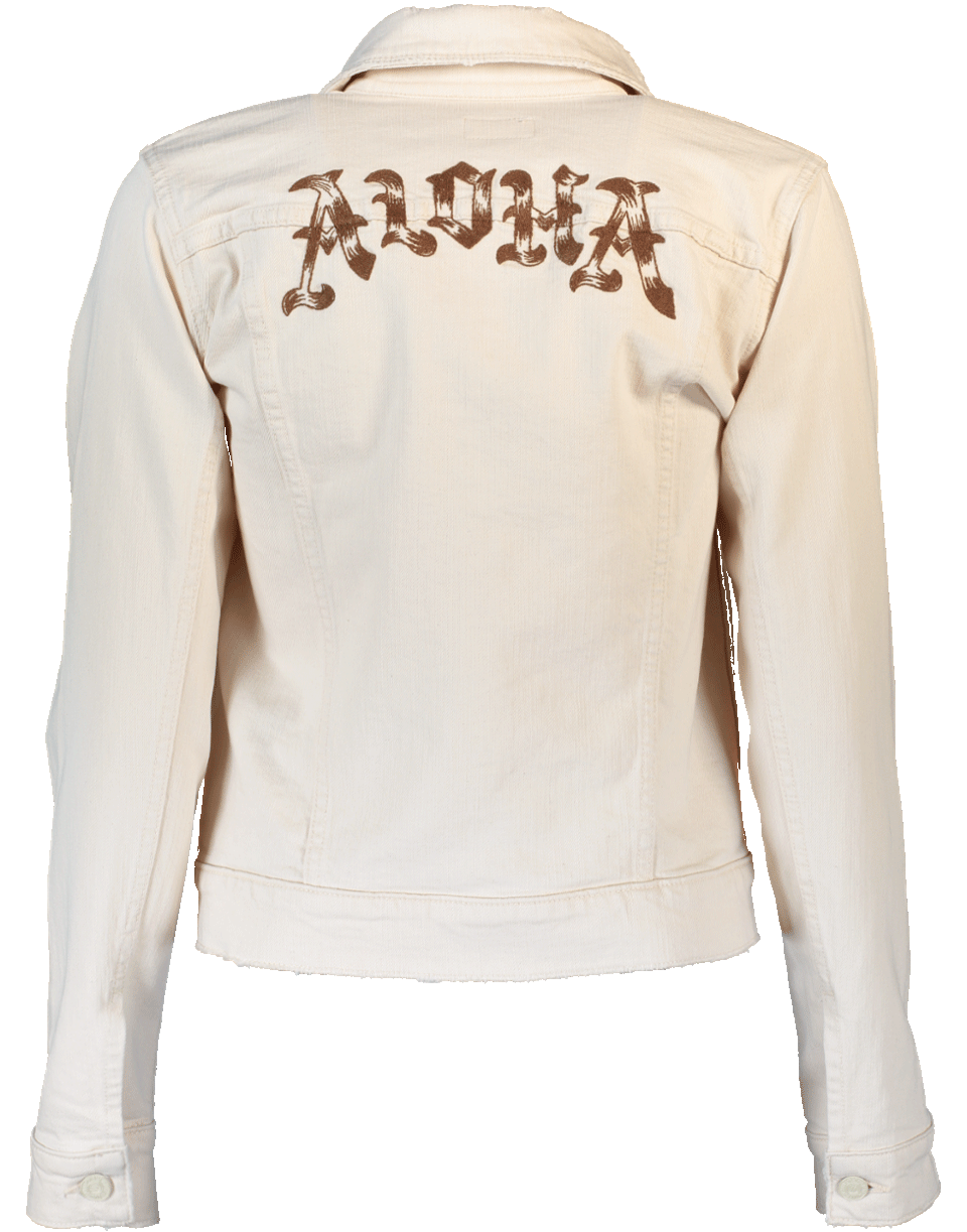 MOTHER-The Bruiser Floral Embroidered Jacket-