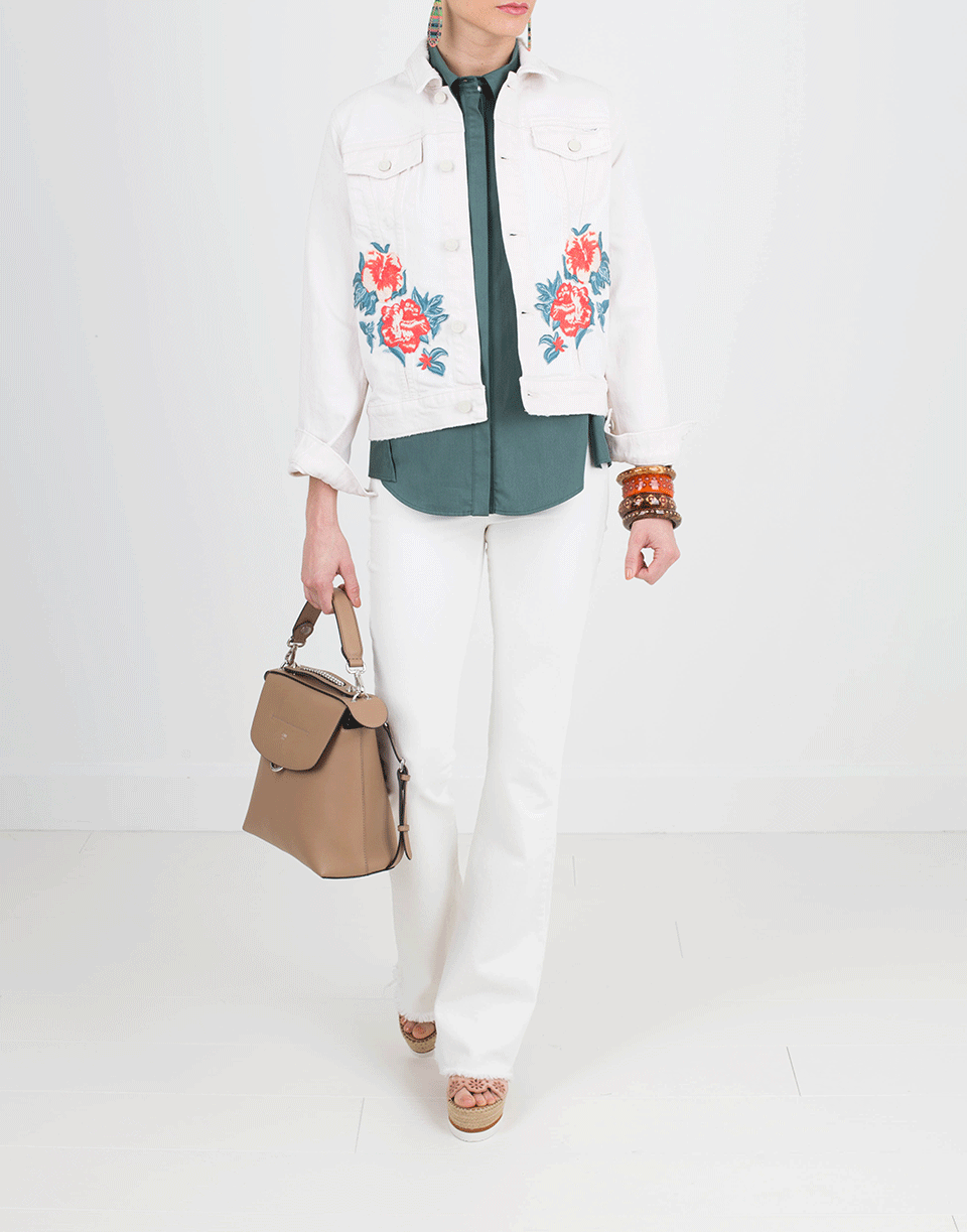 MOTHER-The Bruiser Floral Embroidered Jacket-